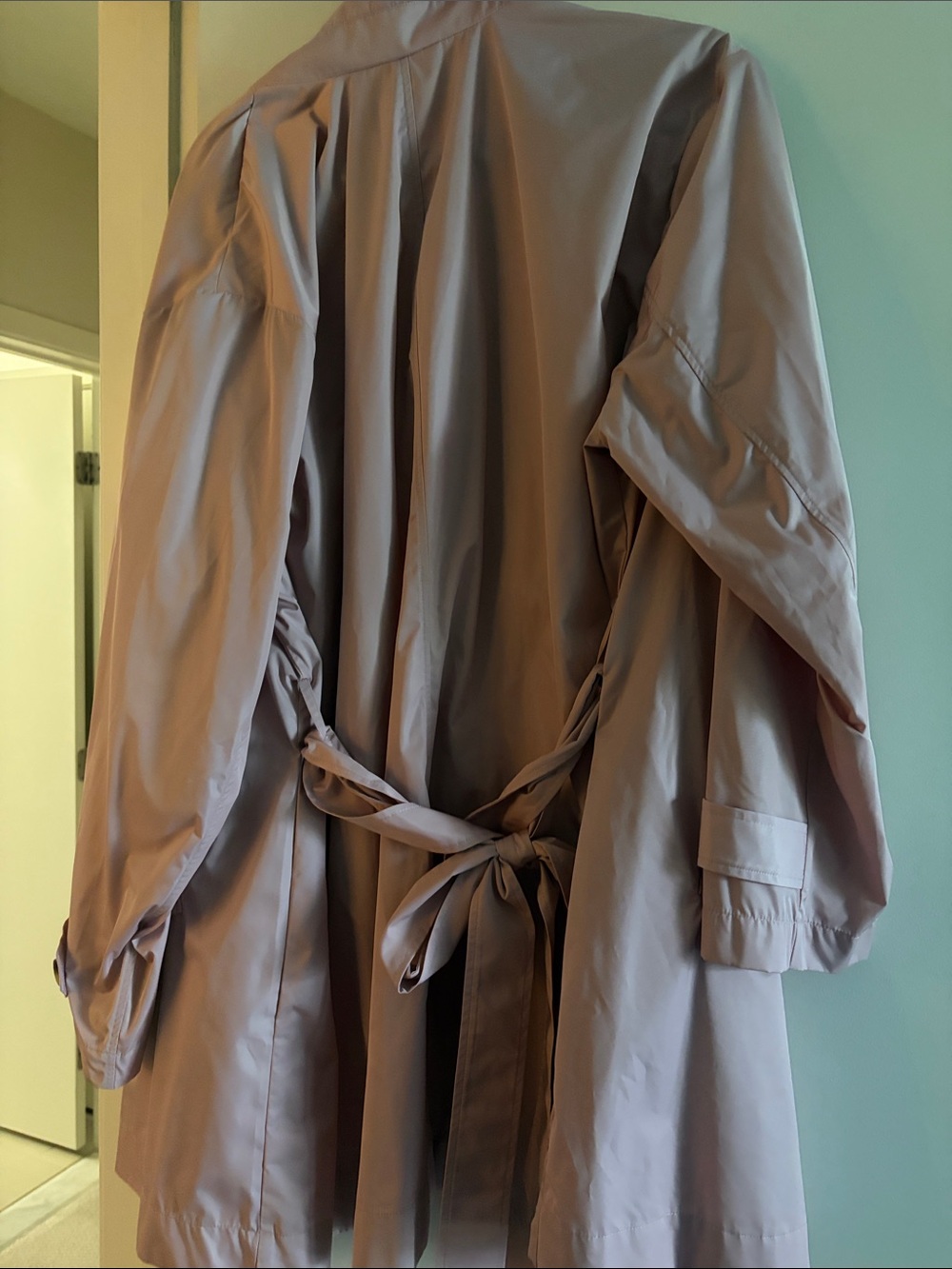 NWOT - Never Worn - Lane Bryant Blush Pink Womens Trench Coat - Picture 6 of 6